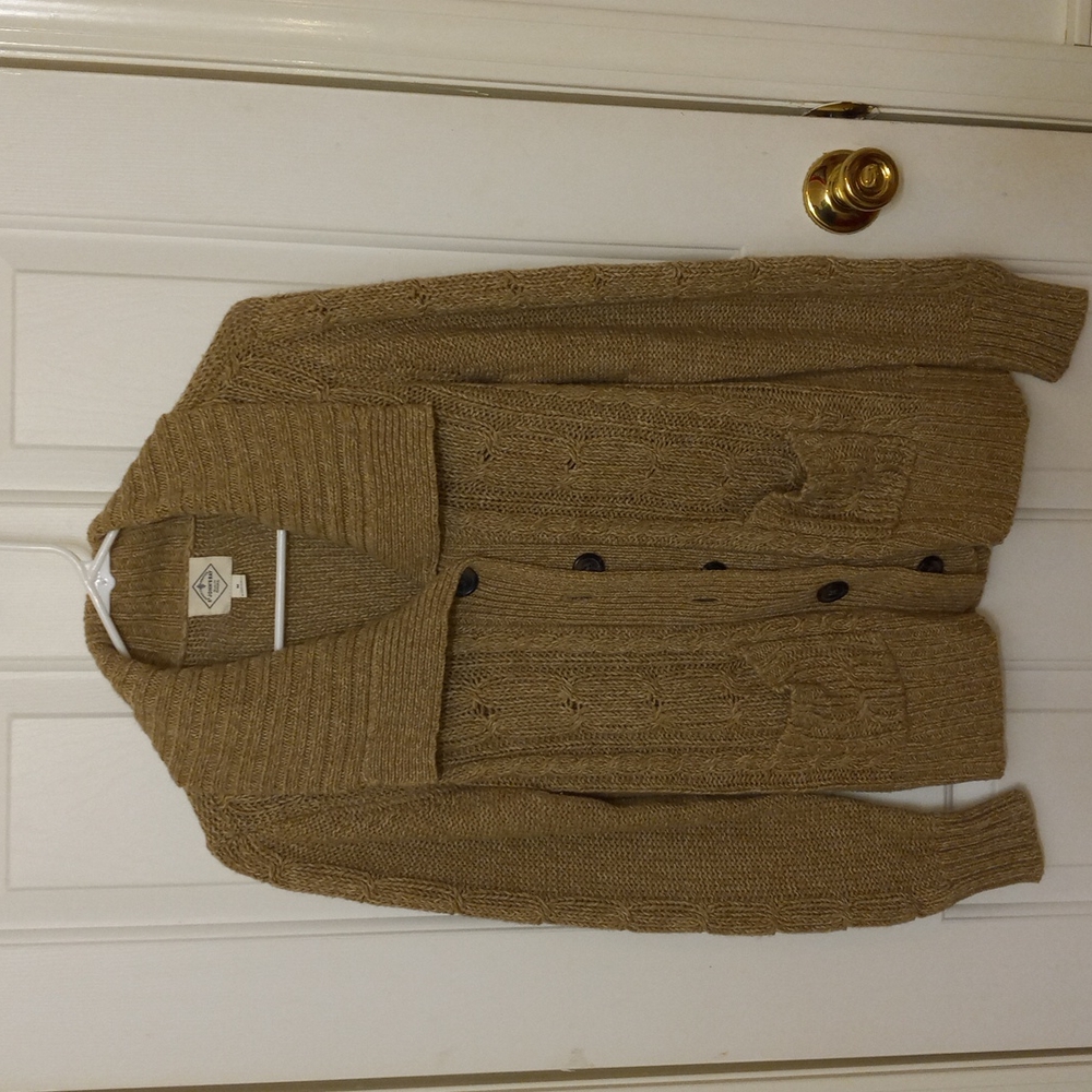 St John's Bay Sweater, Size M, Tan